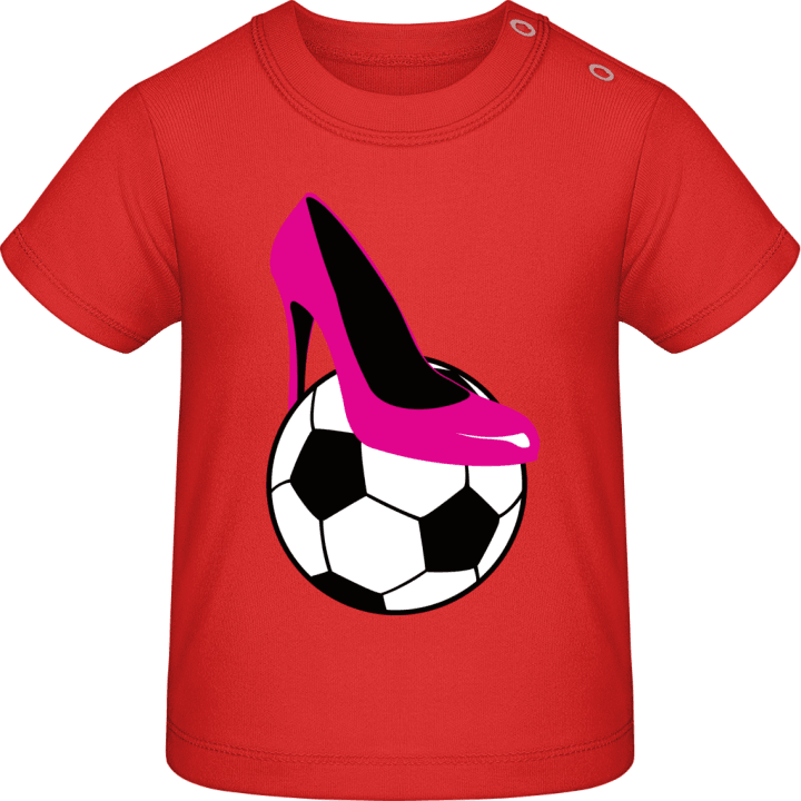 Womens Soccer Baby T-skjorte contain pic