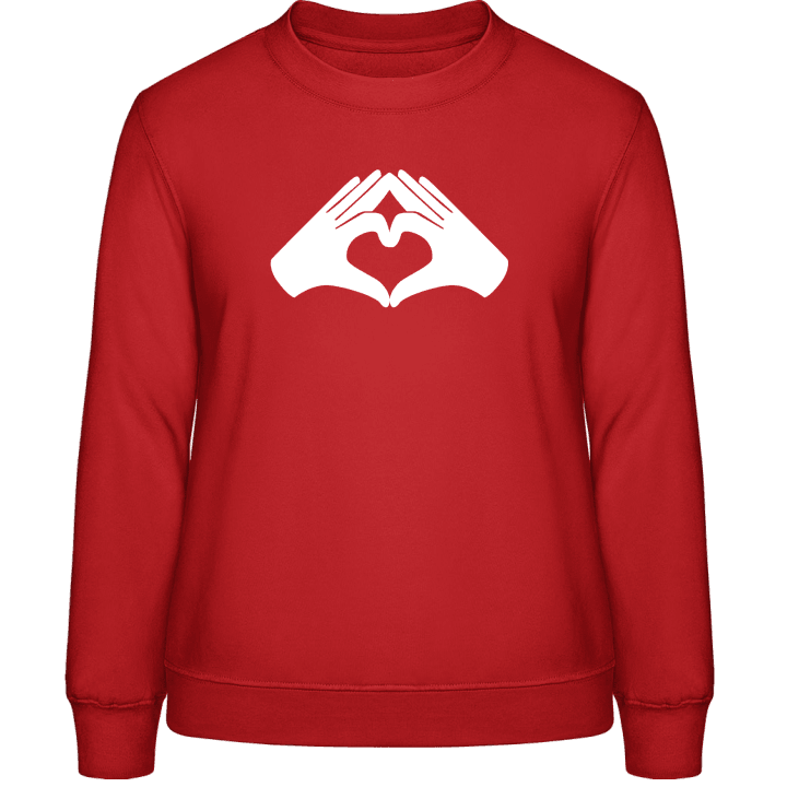 Love Sign Sweatshirt för kvinnor contain pic