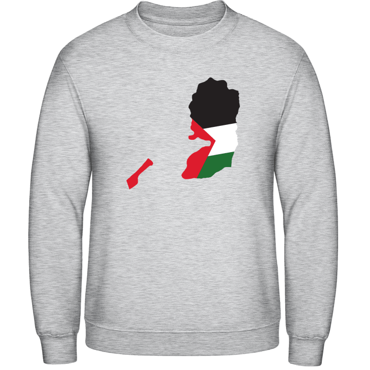 Palestine Map Sweatshirt contain pic