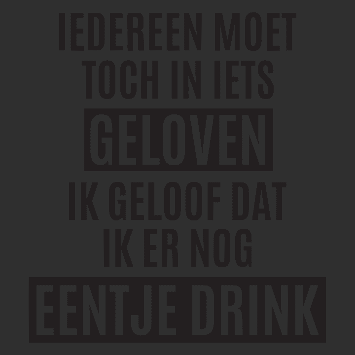 Iedereen moet toch in iets geloven T-shirt à manches longues 0 image