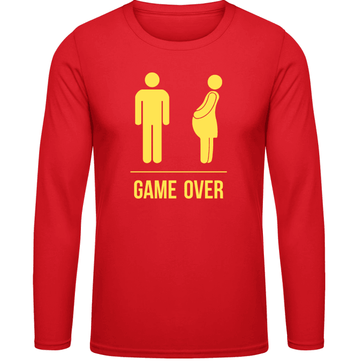 Pregnant Game Over Long Sleeve Shirt 0 image