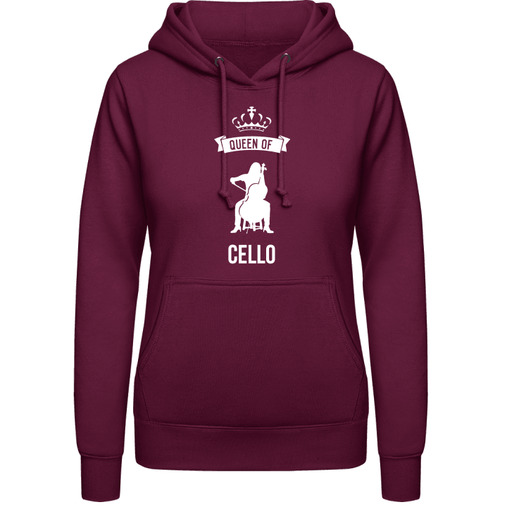 Queen Of Cello Felpa con cappuccio da donna 0 image