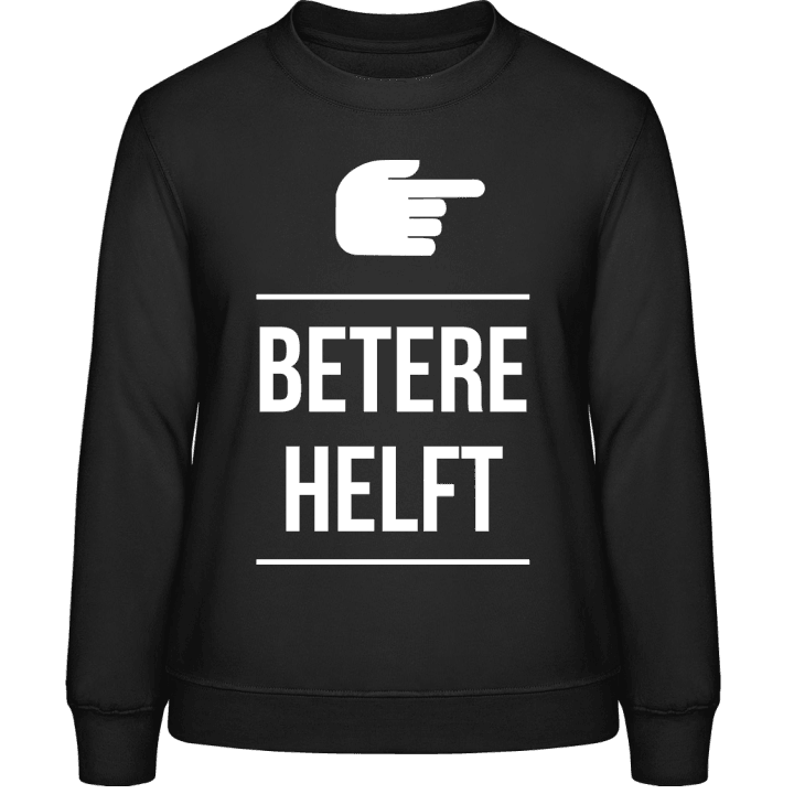 Betere Helft Humor Vrouwen Sweatshirt contain pic