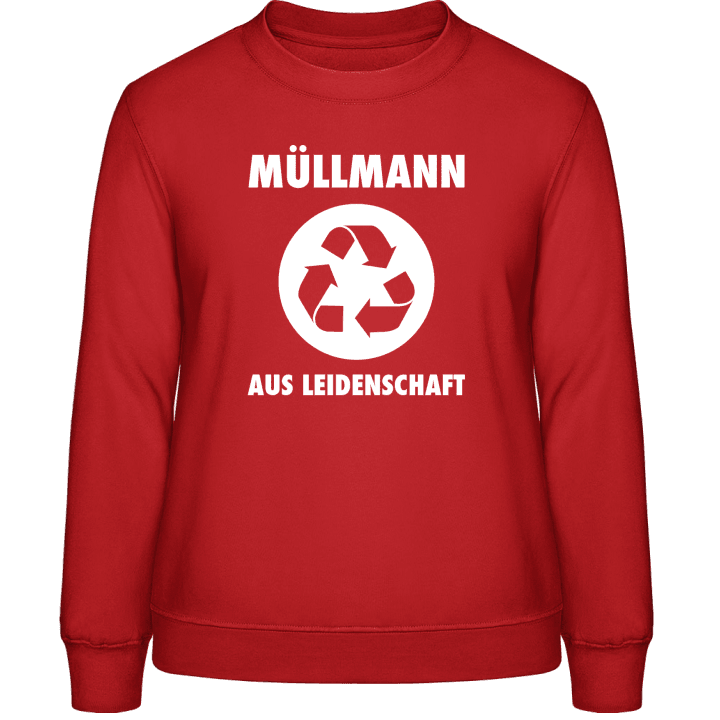 Müllmann aus Leidenschaft Sweatshirt för kvinnor 0 image
