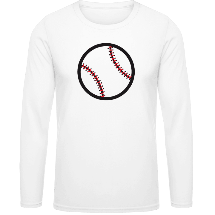 Baseball Design Shirt met lange mouwen contain pic