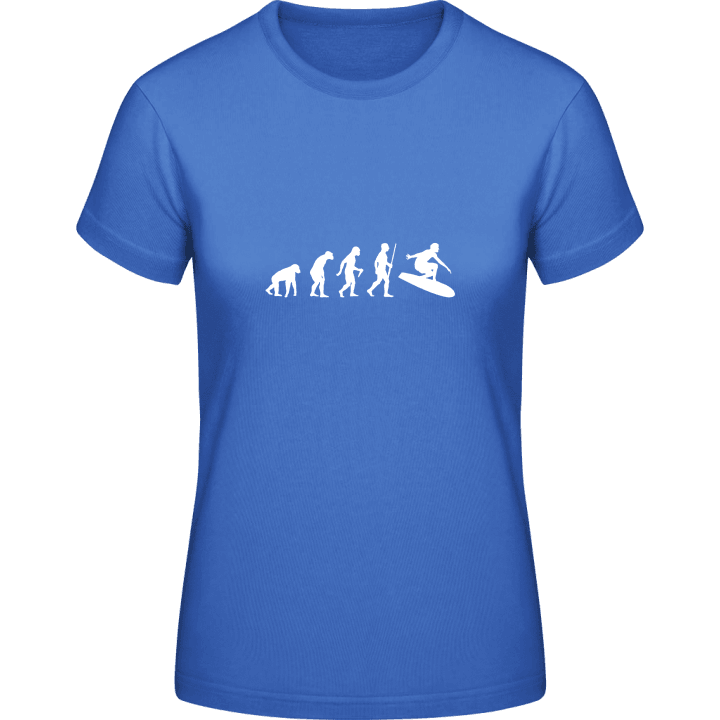 Surfing Surfer Evolution T-skjorte for kvinner contain pic
