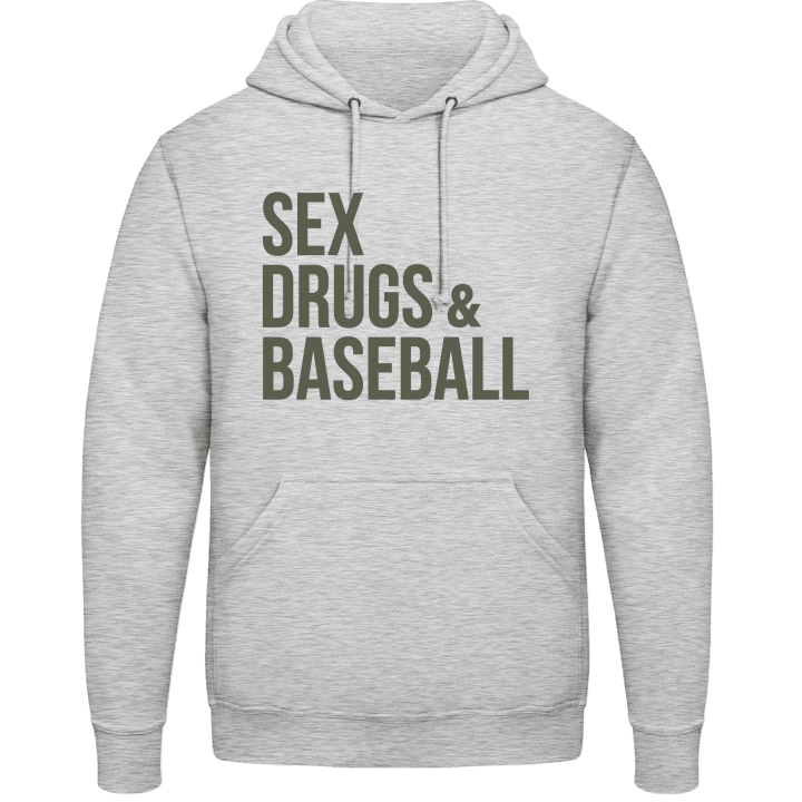 Sex Drugs Baseball Sweat à capuche contain pic