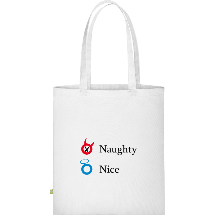 Naughty Not Nice Cloth Bag contain pic