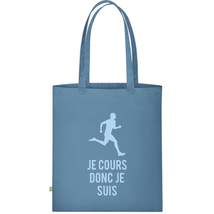 Je cours donc je suis Borsa in tessuto contain pic