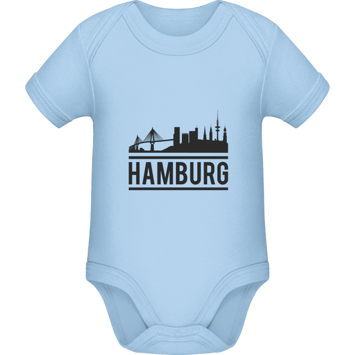 Hamburg City Skyline Baby romperdress contain pic