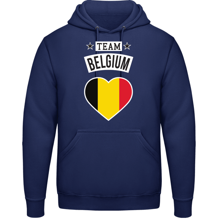 Team Belgium Heart Felpa con cappuccio contain pic