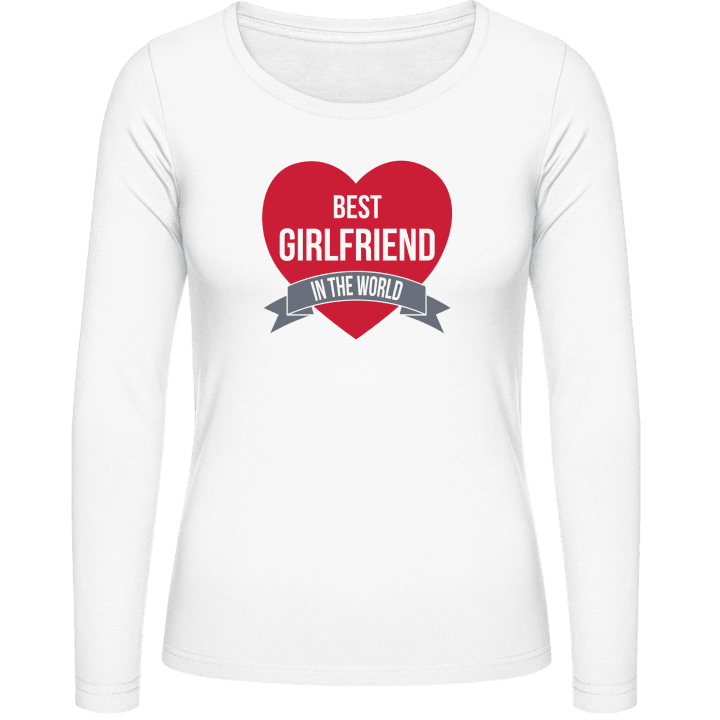 Best Girlfriend T-shirt à manches longues pour femmes contain pic