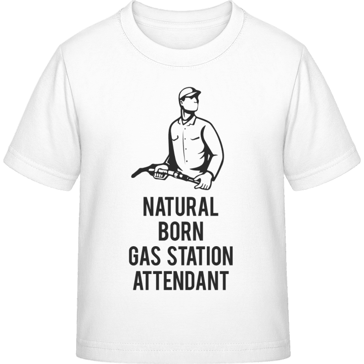 Natural Born Gas Station Attendant Kinder T-Shirt contain pic