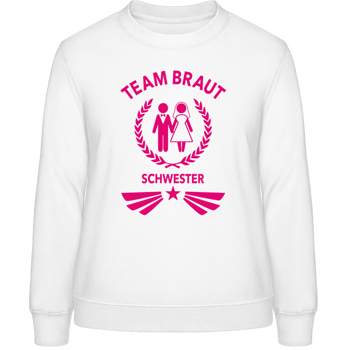 Team Braut Schwester Vrouwen Sweatshirt contain pic