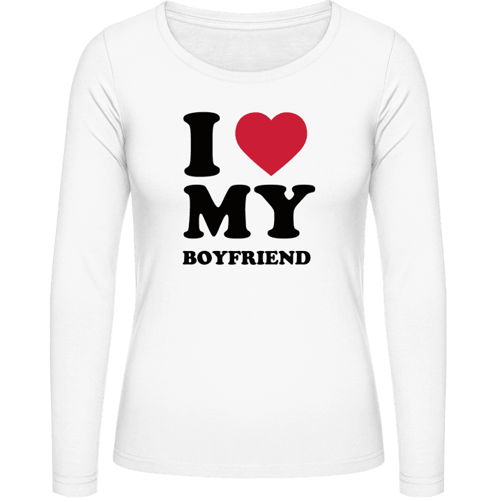 Boyfriend Langermet skjorte for kvinner contain pic