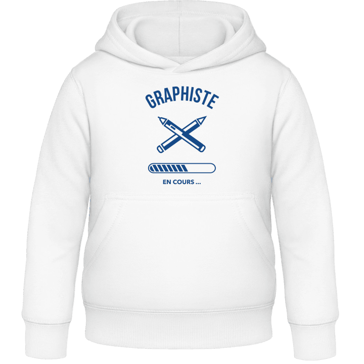 Graphiste en cours Kids Hoodie contain pic