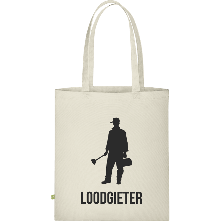 Loodgieter Silhouette Stofftasche contain pic