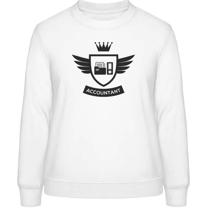 Accountant Icon Coat Of Arms Winged Sudadera de mujer contain pic