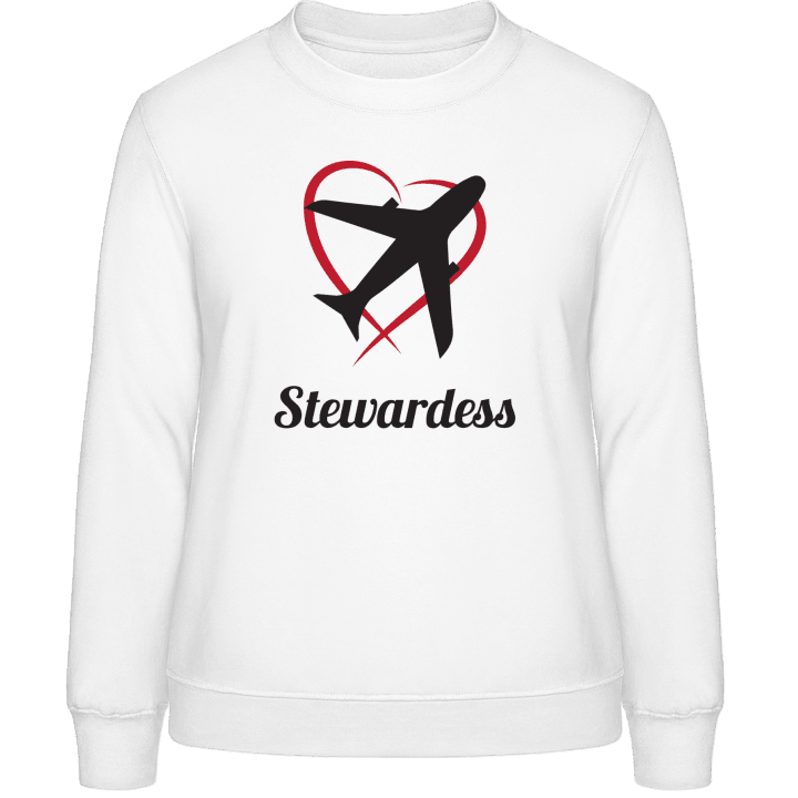 Stewardess Logo Frauen Sweatshirt contain pic