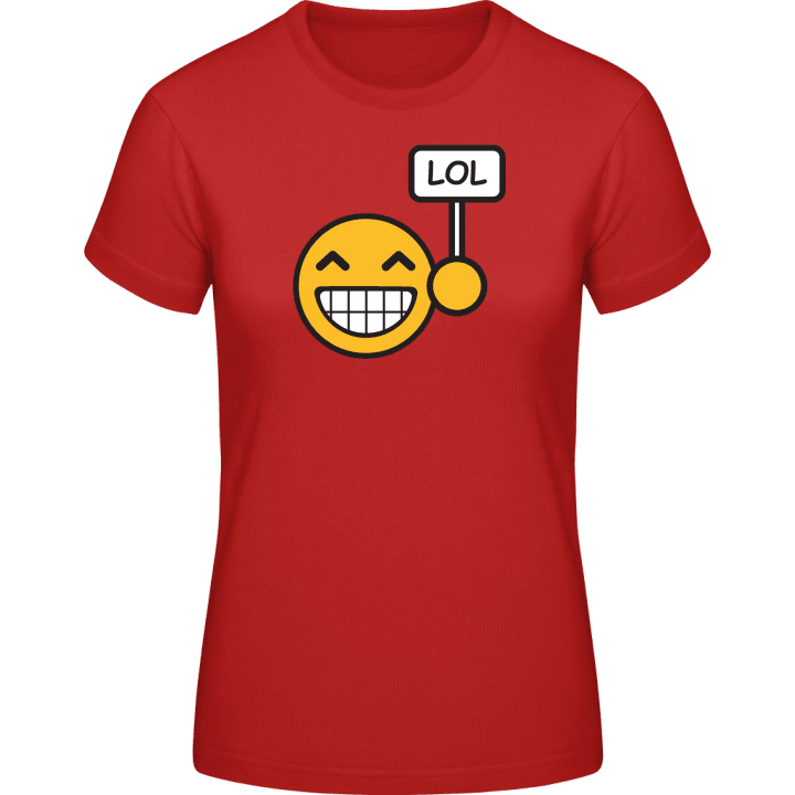 LOL Smiley Face Vrouwen T-shirt 0 image
