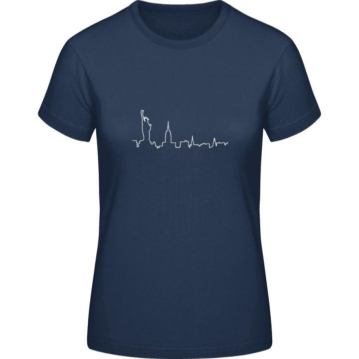 New York Skyline T-skjorte for kvinner contain pic