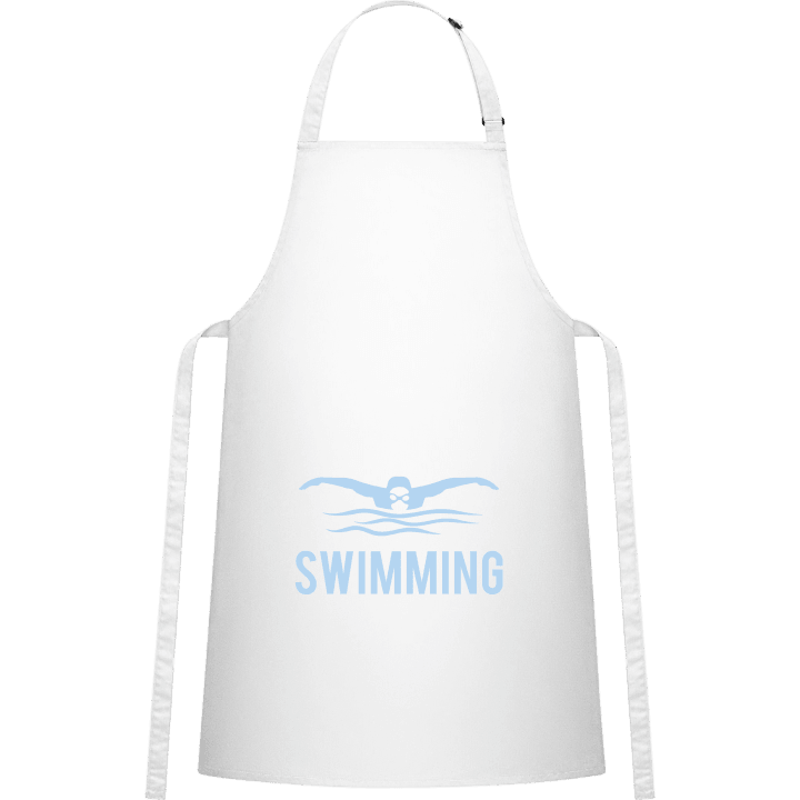 Swimming Silhouette Kitchen Apron contain pic