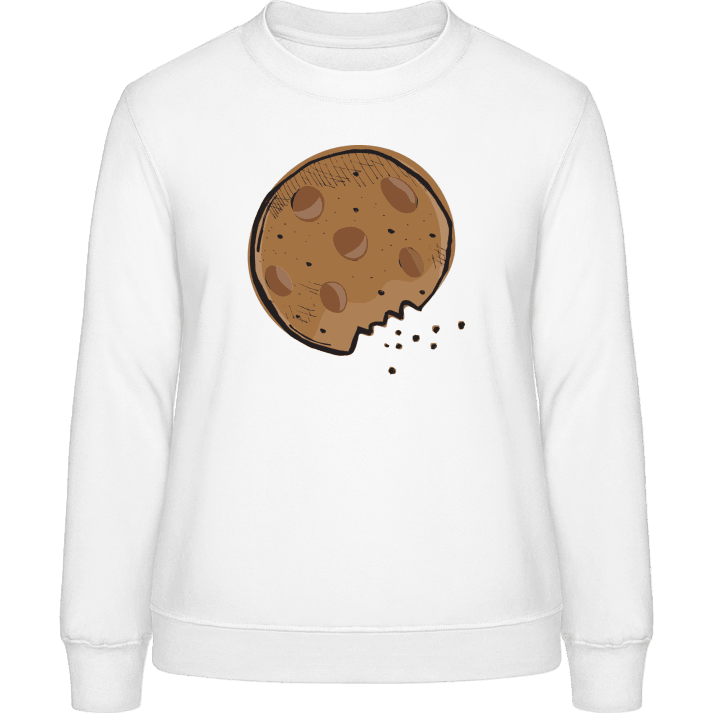 Bitten Off Cookie Frauen Sweatshirt contain pic