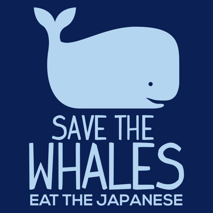 Save The Whales Eat The Japanese T-shirt à manches longues pour femmes 0 image
