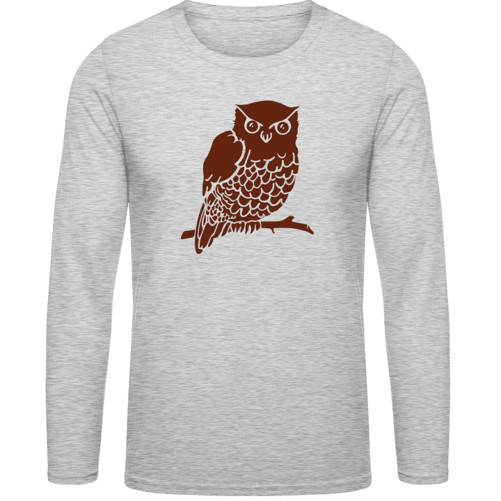 Owl Illustration Långärmad skjorta 0 image