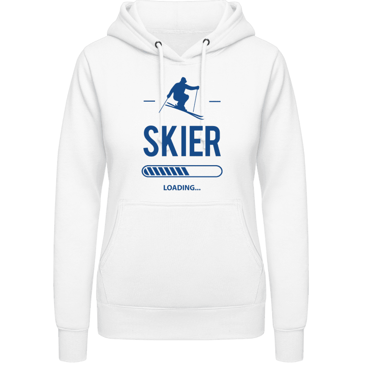 Skier Loading Sudadera con capucha para mujer contain pic