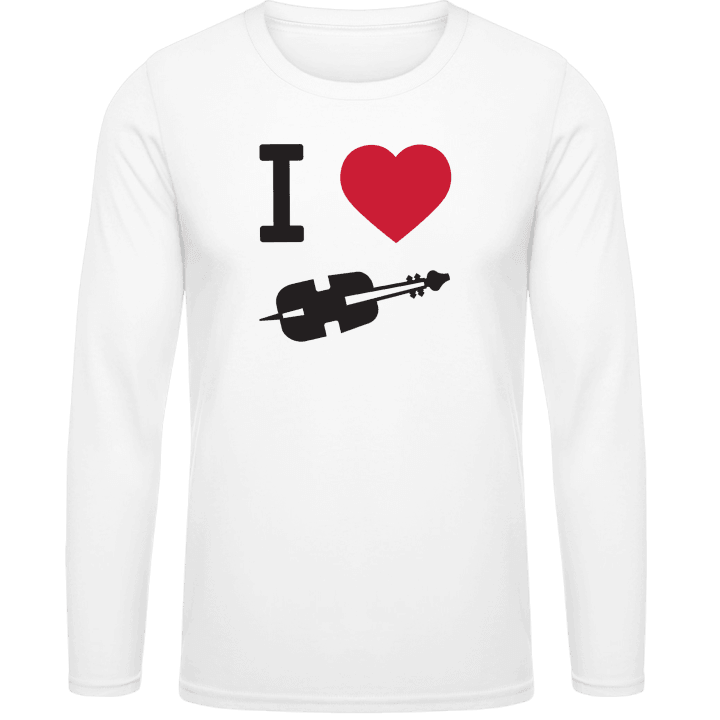 I Heart Cello T-shirt à manches longues contain pic