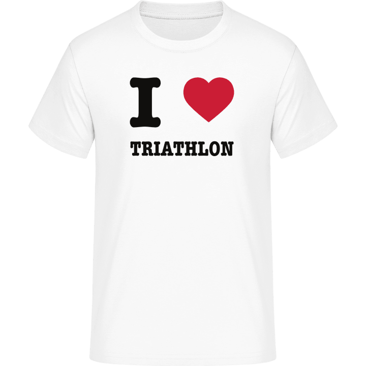 I Love Triathlon Camiseta contain pic