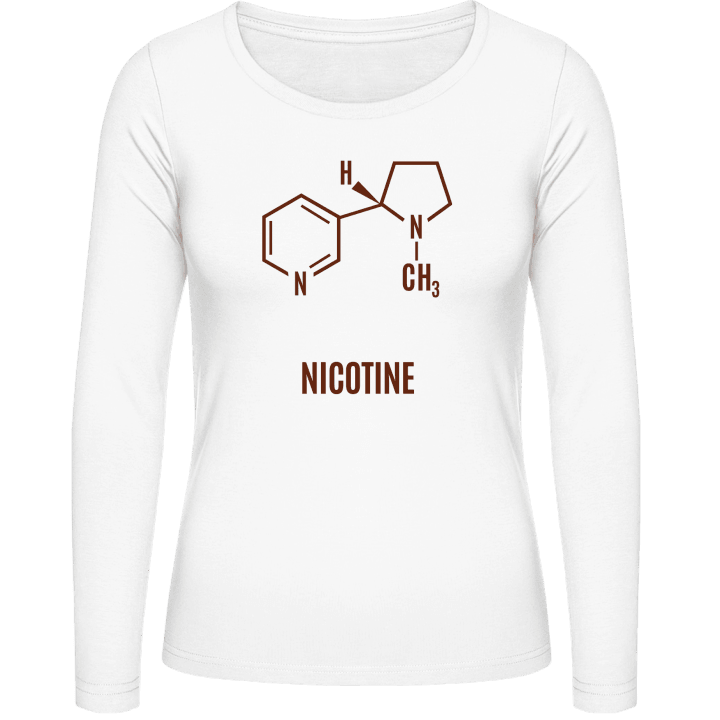 Nicotine Formula Vrouwen Lange Mouw Shirt contain pic
