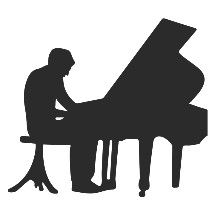 Pianist Silhouette Kapuzenpulli 0 image