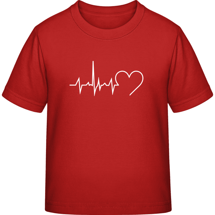 Heartbeat T-skjorte for barn contain pic