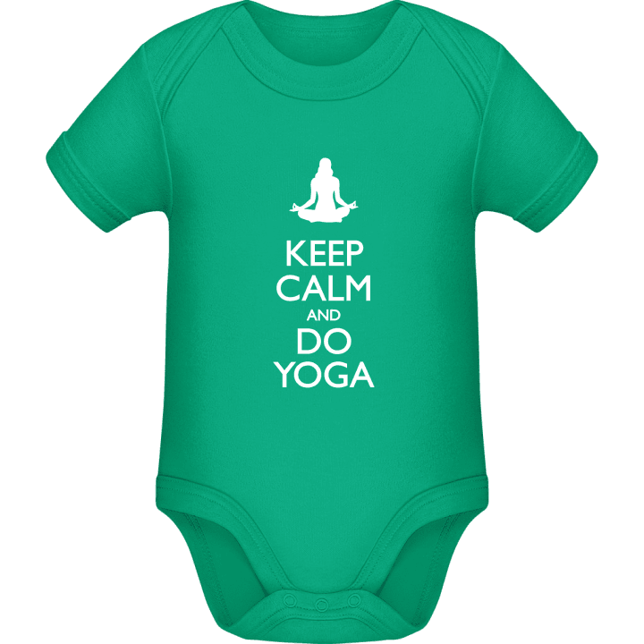 Keep Calm and do Yoga Baby romperdress contain pic