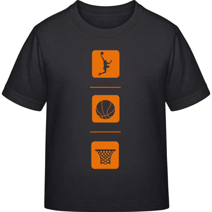 Basketball Icons T-shirt för barn contain pic