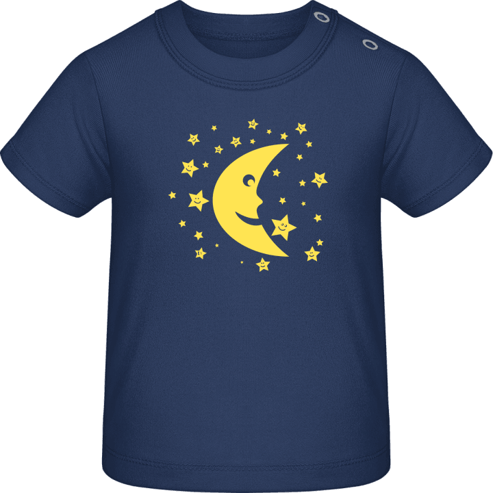 Moon And Stars T-shirt för bebisar 0 image