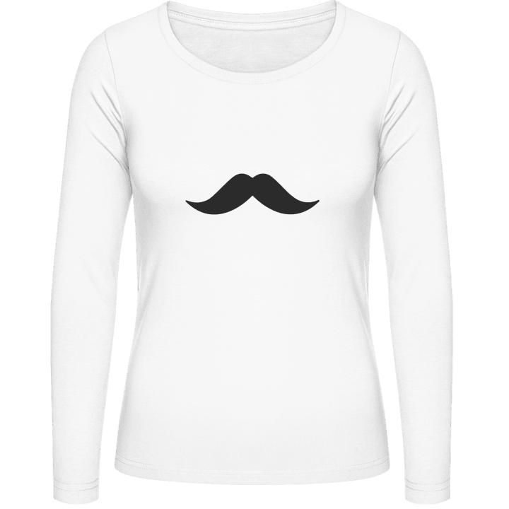 Mustache T-shirt à manches longues pour femmes contain pic