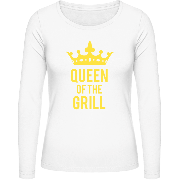 Queen of the Grill Langermet skjorte for kvinner contain pic