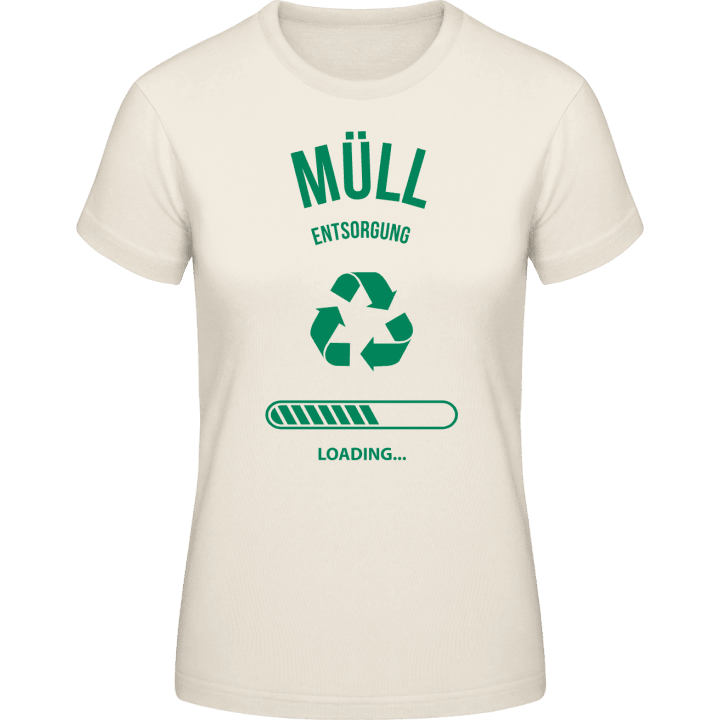 Müll Entsorgung Loading T-skjorte for kvinner contain pic