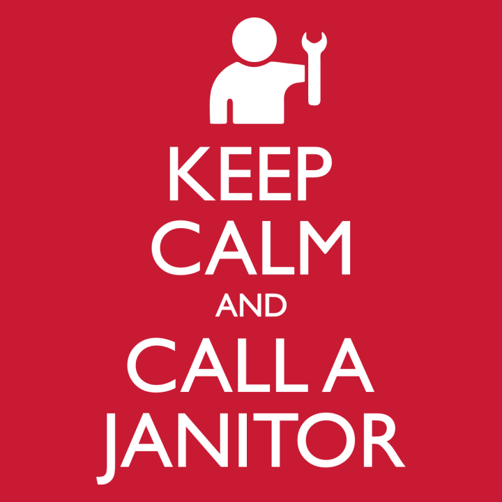 Keep Calm And Call A Janitor Langermet skjorte 0 image