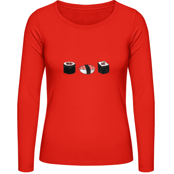 Sushi T-shirt à manches longues pour femmes contain pic