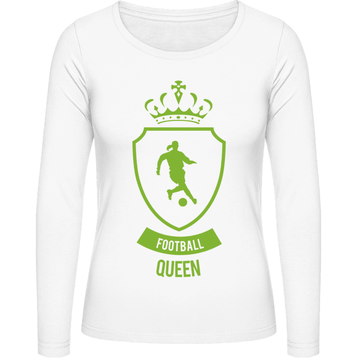 Football Queen Langermet skjorte for kvinner contain pic