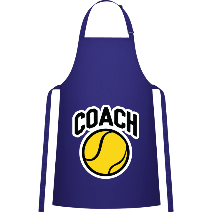 Tennis Coach Logo Kochschürze contain pic