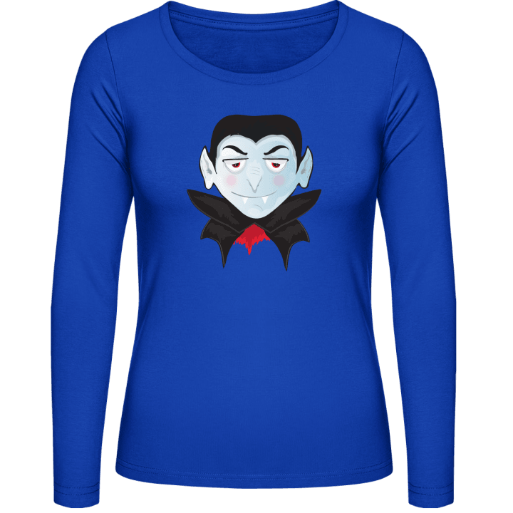 Dracula Vampire Face Women long Sleeve Shirt 0 image