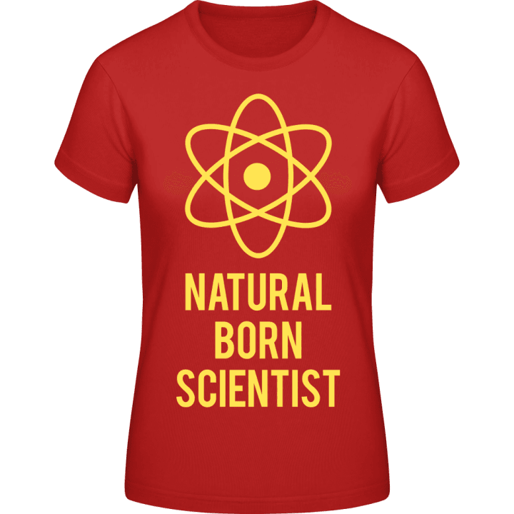 Natural Born Scientist Vrouwen T-shirt contain pic