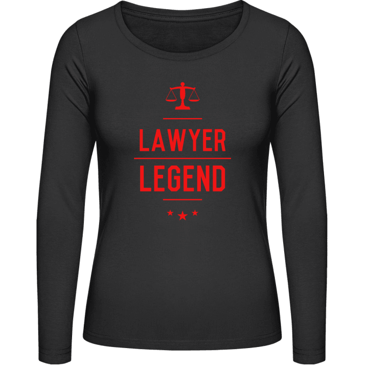 Lawyer Legend Vrouwen Lange Mouw Shirt contain pic