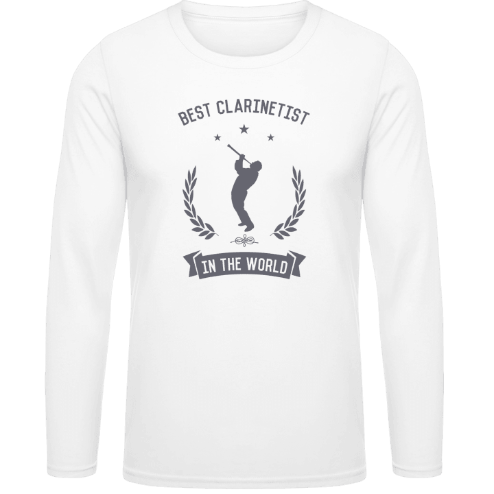 Best Clarinetist In The World Shirt met lange mouwen contain pic
