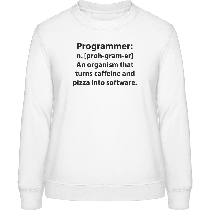 Programmer An Organism That Frauen Sweatshirt contain pic